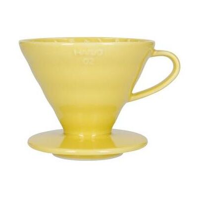 Hario Keramik Drip V60-02 Gelb, Kaffeebereiter, Gelb Hario Keramik Drip V60-02 Gelb, Kaffeebereiter, Gelb