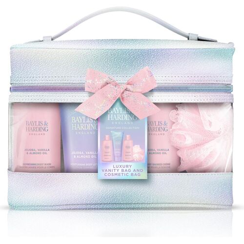 Baylis & Harding, Beauty Geschenkset, Jojoba Vanille Körperpflege Geschenkset 4 Stück (Körperpflegeset)