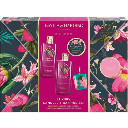 Baylis & Harding, Beauty Geschenkset, Boudoire Körperpflege-Geschenkset - Tropical Paradise Geschenkset 4-tlg (Körperpflegeset)