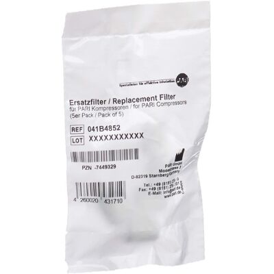 PARI Pharma GmbH - Modell 38 + 85 - Filter für Inhalatoren PARI Pharma GmbH - Modell 38 + 85 - Filter für Inhalatoren