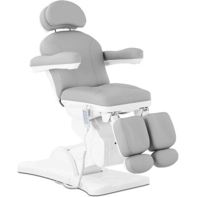 Physa, Massageliege + Massagesessel, Fusspflegestuhl Fusspflegeliege Kosmetikstuhl Pedikürestuhl 150 kg Grau / Weiss Physa, Massageliege + Massagesessel, Fusspflegestuhl Fusspflegeliege Kosmetikstuhl Pedikürestuhl 150 kg Grau / Weiss