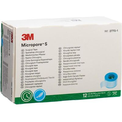 3M Pflaster, Silikonrollenpflaster 2.5cmx5m n 3M Pflaster, Silikonrollenpflaster 2.5cmx5m n