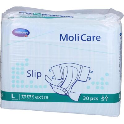 Hartmann, Inkontinenzhygiene, MoliCare Slip extra 5 Tropfen (30x, Large) Hartmann, Inkontinenzhygiene, MoliCare Slip extra 5 Tropfen (30x, Large)