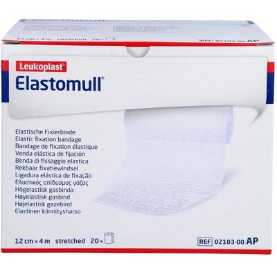 BSN Medical GmbH Elastomull 12cm x 4m Elastische Fixierbinde - Wundverband BSN Medical GmbH Elastomull 12cm x 4m Elastische Fixierbinde - Wundverband