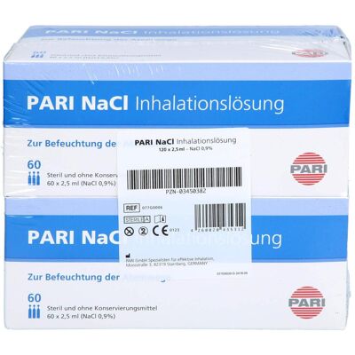 PARI, Inhalator, NaCl Inhalationslösung PARI, Inhalator, NaCl Inhalationslösung