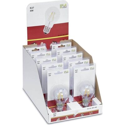 Trio, Leuchtmittel, Leuchtmittel LED Lampe E27 4W ⌀6cm Klar warmweiss wie 40w (E27, 470 lm, 1x) Trio, Leuchtmittel, Leuchtmittel LED Lampe E27 4W ⌀6cm Klar warmweiss wie 40w (E27, 470 lm, 1x)