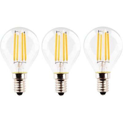 Müller Licht, Leuchtmittel, LED Lampe G45 4.9W 40W 220-240V E14 470lm 4000K Retro-3er-Set 401105 (E14, 470 lm, 1x) Müller Licht, Leuchtmittel, LED Lampe G45 4.9W 40W 220-240V E14 470lm 4000K Retro-3er-Set 401105 (E14, 470 lm, 1x)