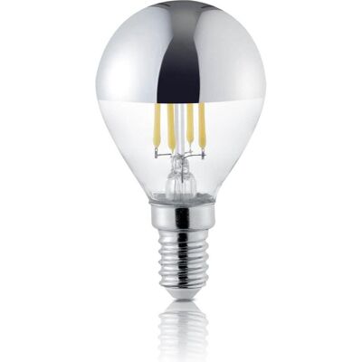 Trio, Leuchtmittel, Birne LED Lampe E14 4W ⌀4,5cm Chrom warmweiss wie 36w (E14, 420 lm, 1x) Trio, Leuchtmittel, Birne LED Lampe E14 4W ⌀4,5cm Chrom warmweiss wie 36w (E14, 420 lm, 1x)