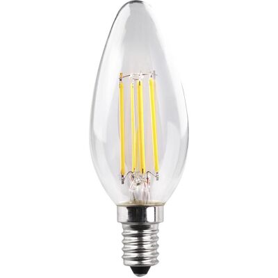 Müller Licht, Leuchtmittel, LED Lampe C35 4.9W 40W 220-240V E14 470lm 4000K Retro-3er-Set 401106 (E14, 470 lm, 1x) Müller Licht, Leuchtmittel, LED Lampe C35 4.9W 40W 220-240V E14 470lm 4000K Retro-3er-Set 401106 (E14, 470 lm, 1x)