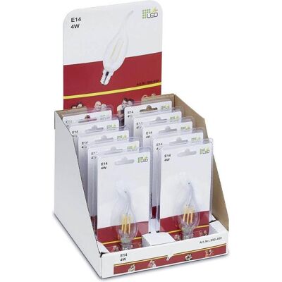 Trio, Leuchtmittel, Windstosskerze LED Lampe E14 4W ⌀3,5cm Klar warmweiss wie 35w (E14, 470 lm, 1x) Trio, Leuchtmittel, Windstosskerze LED Lampe E14 4W ⌀3,5cm Klar warmweiss wie 35w (E14, 470 lm, 1x)