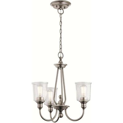 Elstead Lighting, Kronleuchter, Waverly Kronleuchter E27 3-fach Klassisches Zinn (56 cm) Elstead Lighting, Kronleuchter, Waverly Kronleuchter E27 3-fach Klassisches Zinn (56 cm)