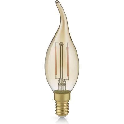 Trio, Leuchtmittel, Windstosskerze LED Lampe E14 4W ⌀3,7cm dimmbar Amber warmweiss wie 40w (E14, 400 lm, 1x) Trio, Leuchtmittel, Windstosskerze LED Lampe E14 4W ⌀3,7cm dimmbar Amber warmweiss wie 40w (E14, 400 lm, 1x)