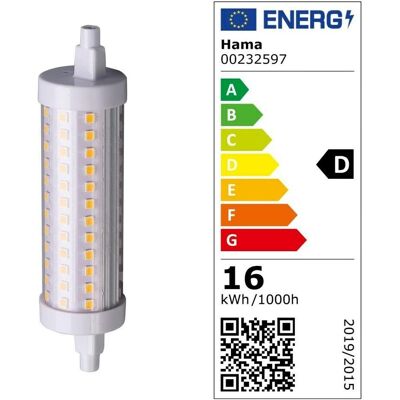 Hama Leuchtmittel, LED-Lampe, R7S, 2452lm ersetzt 150W, Stablampe, klar, Warmweiss (R7s, 2452 lm, 1x) Hama Leuchtmittel, LED-Lampe, R7S, 2452lm ersetzt 150W, Stablampe, klar, Warmweiss (R7s, 2452 lm, 1x)