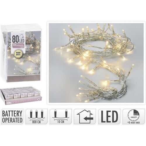 Lichterkette, LED-Lichterkette (8 m)