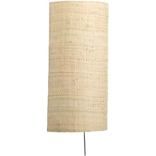 Wandleuchte + Deckenleuchte, Appliqué Wand Konvex Rattan E27 220-240V (E27)