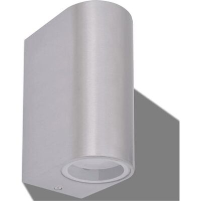 vidaXL LED Außenwandlampen - 2 Stück, Auf/Ab-Projektion vidaXL LED Außenwandlampen - 2 Stück, Auf/Ab-Projektion