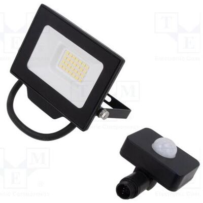 GTV, Fassadenbeleuchtung, Lampe: LED Strahler 20W 230VAC 4000K CRImin: 80 2000lm (2000 lm) GTV, Fassadenbeleuchtung, Lampe: LED Strahler 20W 230VAC 4000K CRImin: 80 2000lm (2000 lm)