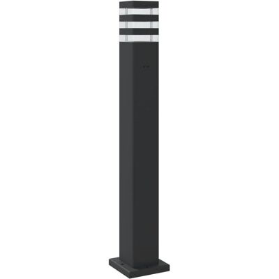 vidaXL Außen-Bodenleuchte mit Sensor Schwarz 80 cm vidaXL Außen-Bodenleuchte mit Sensor Schwarz 80 cm
