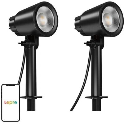 Lepro, Gartenbeleuchtung, PG1-2 16 W 500 lm Gartenleuchte (500 lm, IP65) Lepro, Gartenbeleuchtung, PG1-2 16 W 500 lm Gartenleuchte (500 lm, IP65)