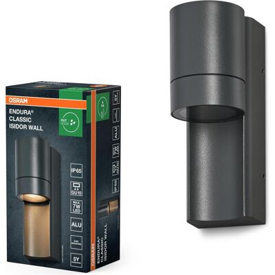 Osram, Gartenbeleuchtung, Endura Classic IP65 GU10 Isidor Wall Dark Gray (GU10, IP65) Osram, Gartenbeleuchtung, Endura Classic IP65 GU10 Isidor Wall Dark Gray (GU10, IP65)