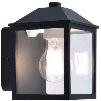 Lutec Spire Außenwandleuchte - E27 IP44 Schwarz Lutec Spire Außenwandleuchte - E27 IP44 Schwarz