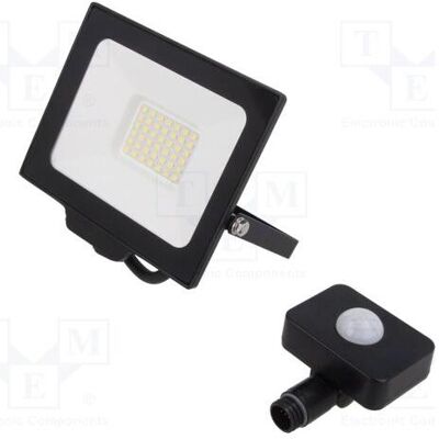 GTV, Fassadenbeleuchtung, Lampe: LED Strahler 30W 230VAC 4000K CRImin: 80 3000lm (3000 lm) GTV, Fassadenbeleuchtung, Lampe: LED Strahler 30W 230VAC 4000K CRImin: 80 3000lm (3000 lm)