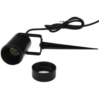 Chilitec, Gartenbeleuchtung, Gartenleuchte "KGL-110", schwarz 1,5m Kabel+Stecker, GU10-Sockel, IP44 (GU10, IP44) Chilitec, Gartenbeleuchtung, Gartenleuchte "KGL-110", schwarz 1,5m Kabel+Stecker, GU10-Sockel, IP44 (GU10, IP44)