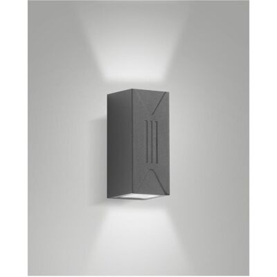 Fabas Luce, Gartenbeleuchtung, LULY DARK GREY LED Wandleuchte 6W warmweiss Dunkel Grau 6561-22-794 (500 lm, IP65) Fabas Luce, Gartenbeleuchtung, LULY DARK GREY LED Wandleuchte 6W warmweiss Dunkel Grau 6561-22-794 (500 lm, IP65)