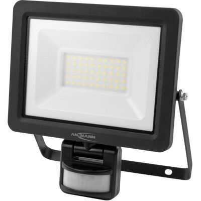 Ansmann Fassadenbeleuchtung, WFL30W-S LED-Wandstrahler mit PIR Bewegungsmelder, kabelgebunden, 30 W (3300 lm) Ansmann Fassadenbeleuchtung, WFL30W-S LED-Wandstrahler mit PIR Bewegungsmelder, kabelgebunden, 30 W (3300 lm)