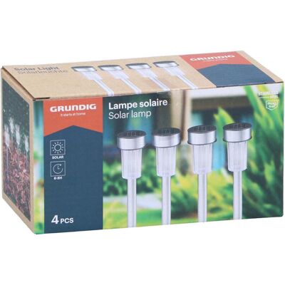 Grundig Gartenbeleuchtung, Solar Garten Spike LED Ø4,8x36,5cm (IP44) Grundig Gartenbeleuchtung, Solar Garten Spike LED Ø4,8x36,5cm (IP44)