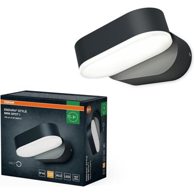 Osram, Gartenbeleuchtung, ENDURA STYLE MINI SPOT I 8W Dark Gray (320 lm, IP44) Osram, Gartenbeleuchtung, ENDURA STYLE MINI SPOT I 8W Dark Gray (320 lm, IP44)