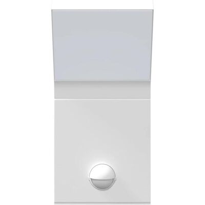vidaXL Weiße Außen-LED-Wandlampe mit Sensor - Wandleuchte vidaXL Weiße Außen-LED-Wandlampe mit Sensor - Wandleuchte