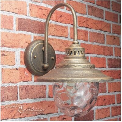 Licht-Erlebnisse - Barcelona - Patina - Außenwandlampe Licht-Erlebnisse - Barcelona - Patina - Außenwandlampe