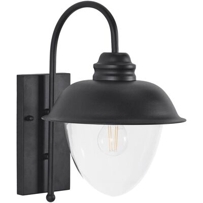 Beliani - Wandleuchte - Moderne Außenlampe - Schwarz Beliani - Wandleuchte - Moderne Außenlampe - Schwarz