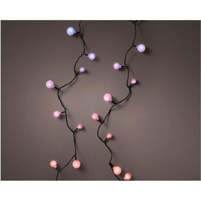 Lumineo, Lichterkette, Cherry garland 120 leds in three multicolor sizes outdoor 9 m (9 m) Lumineo, Lichterkette, Cherry garland 120 leds in three multicolor sizes outdoor 9 m (9 m)