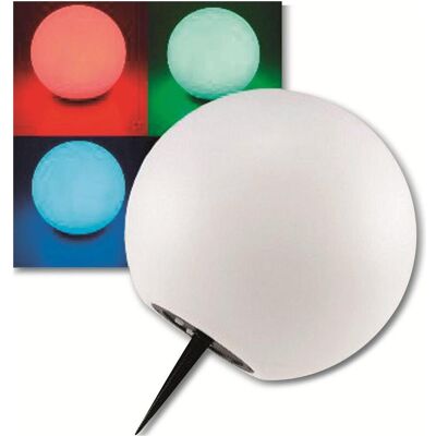 Chilitec, Gartenbeleuchtung, Solar LED-Kugelleuchte, Ø25 cm, RGB (IP44) Chilitec, Gartenbeleuchtung, Solar LED-Kugelleuchte, Ø25 cm, RGB (IP44)