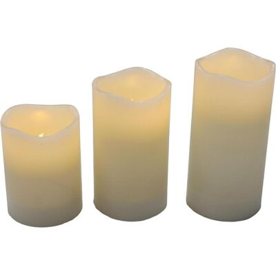 New Garden Dolo Pack 3 - LED Kerzen - Innen/Außen New Garden Dolo Pack 3 - LED Kerzen - Innen/Außen