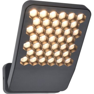 LUTEC Atlantis - Anthrazit - 2350lm 4000K - LED-Außenwandleuchte LUTEC Atlantis - Anthrazit - 2350lm 4000K - LED-Außenwandleuchte