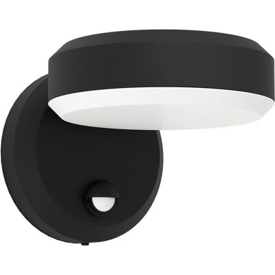 EGLO, Gartenbeleuchtung, 900674 FORNACI LED Aussen-Wand-/Deckenleuchte 8,7W Sensor Schwarz Weiss Warmweiss IP44 (850 lm, IP44) EGLO, Gartenbeleuchtung, 900674 FORNACI LED Aussen-Wand-/Deckenleuchte 8,7W Sensor Schwarz Weiss Warmweiss IP44 (850 lm, IP44)