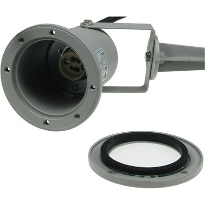 CHILITEC Silber Gartenleuchte - IP68 IP44 GU10 230V CHILITEC Silber Gartenleuchte - IP68 IP44 GU10 230V