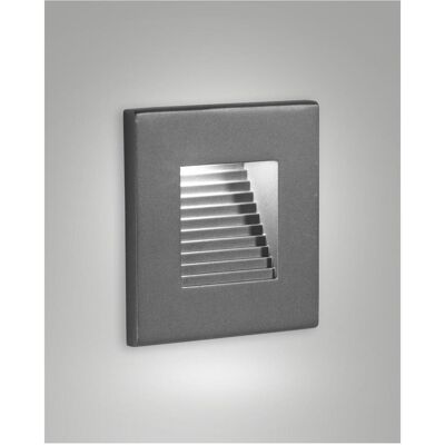 Fabas Luce, Gartenbeleuchtung, SWAY DARK GREY LED Stufenbeleuchtung 3W warmweiss Dunkel Grau 6574-02-294 (215 lm, IP65) Fabas Luce, Gartenbeleuchtung, SWAY DARK GREY LED Stufenbeleuchtung 3W warmweiss Dunkel Grau 6574-02-294 (215 lm, IP65)