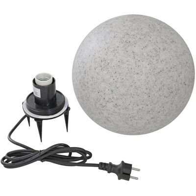 Chilitec, Gartenbeleuchtung, Garten Kugelleuchte Erdspieß Granit-28 (E27, IP44) Chilitec, Gartenbeleuchtung, Garten Kugelleuchte Erdspieß Granit-28 (E27, IP44)