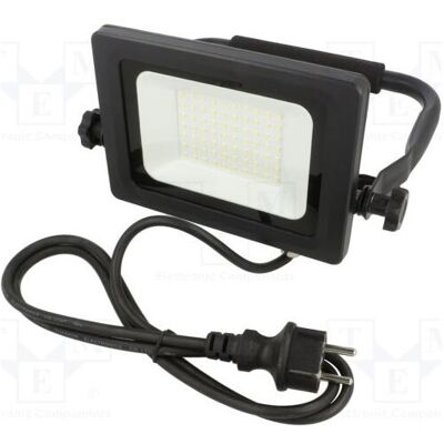 GTV, Fassadenbeleuchtung, Lampe: LED Strahler 50W 230VAC 6400K CRImin: 80 4000lm (4000 lm) GTV, Fassadenbeleuchtung, Lampe: LED Strahler 50W 230VAC 6400K CRImin: 80 4000lm (4000 lm)