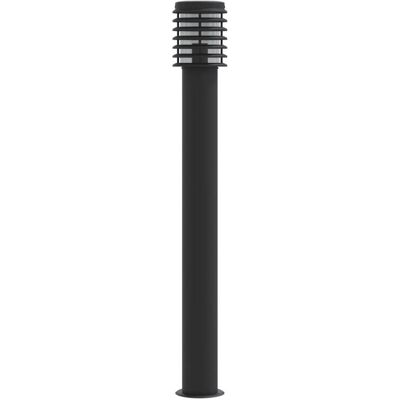 vidaXL Außenbodenlampe Schwarz 110cm Edelstahl - Außenbodenlampe vidaXL Außenbodenlampe Schwarz 110cm Edelstahl - Außenbodenlampe