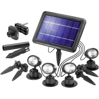 Esotec, Gartenbeleuchtung, Solar-Spot Quattro Power 10214 (10 lm, IP44) Esotec, Gartenbeleuchtung, Solar-Spot Quattro Power 10214 (10 lm, IP44)