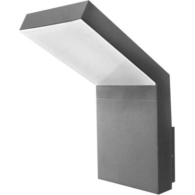 Nova Luce Dunkelgrau Aluminium Außenwandleuchte - Wandleuchte Nova Luce Dunkelgrau Aluminium Außenwandleuchte - Wandleuchte