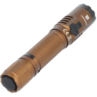 AceBeam, Taschenlampe, T35 LED-Taschenlampe mit bis zu 1.600 Lumen, 352 Meter Leuchtweite, 5.000K, braun (13.80 cm, 1600 lm) AceBeam, Taschenlampe, T35 LED-Taschenlampe mit bis zu 1.600 Lumen, 352 Meter Leuchtweite, 5.000K, braun (13.80 cm, 1600 lm)