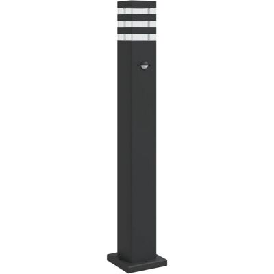 vidaXL Außen-Bodenleuchte mit Sensor Schwarz 80 cm vidaXL Außen-Bodenleuchte mit Sensor Schwarz 80 cm