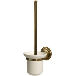 Bisk, Toilettenbürste, WC-Bürstengarnitur Deco messing antik Bisk, Toilettenbürste, WC-Bürstengarnitur Deco messing antik