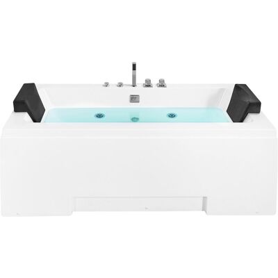 Beliani Whirlpool Bad - Modern Rechteckige Acrylwanne mit Massage Beliani Whirlpool Bad - Modern Rechteckige Acrylwanne mit Massage
